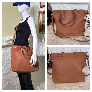 Stella & Dot Covet Kensington Large Leather Tote Bag